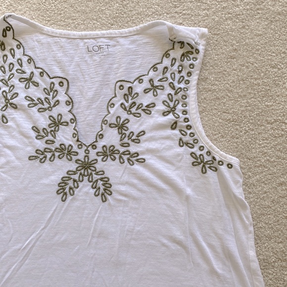 LOFT Embroidered Tank - Picture 2 of 4